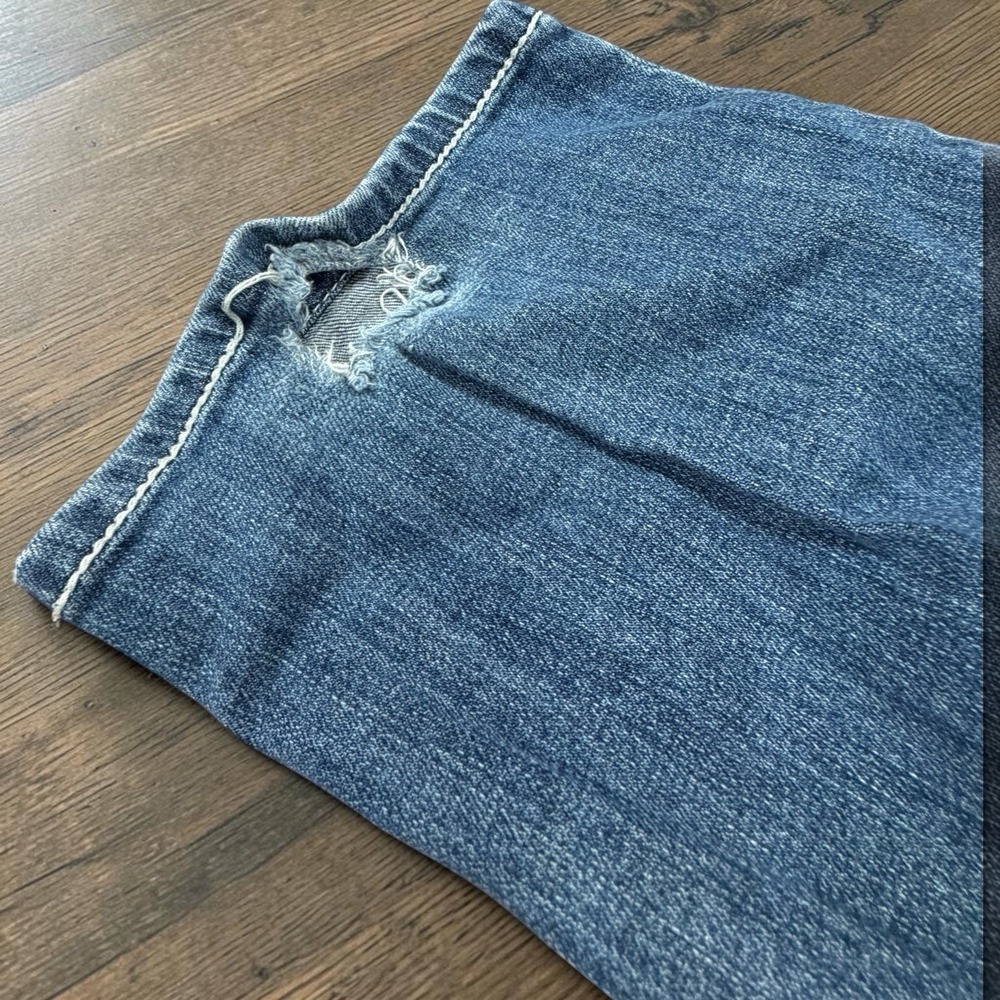 Grace in LA Jeans 28 Bootcut Rhinestone Embroidered Y2K Distressed Embellished - Picture 8 of 14